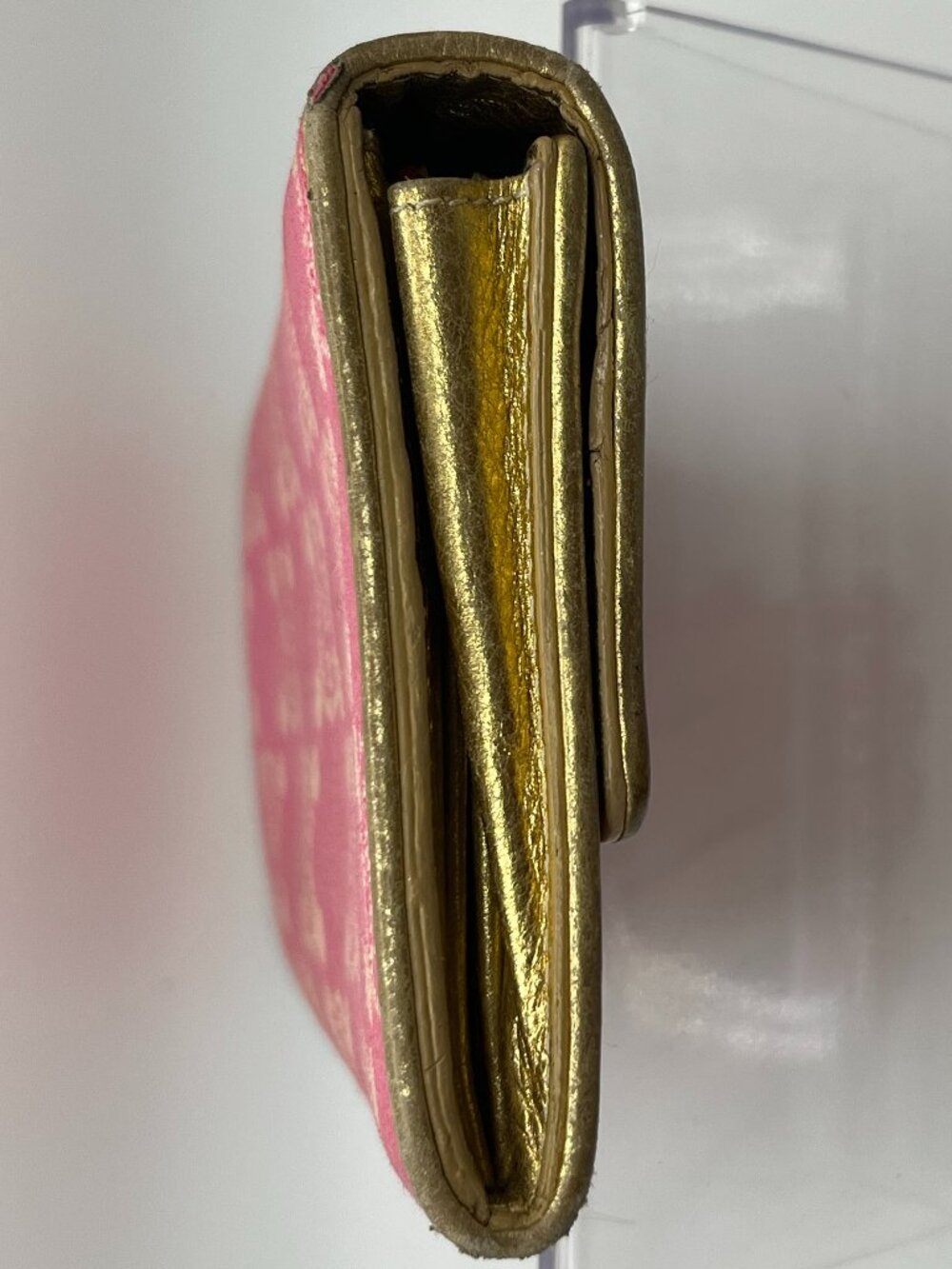 Vintage Celine Pink Denim Long Wallet - Picture 9 of 13